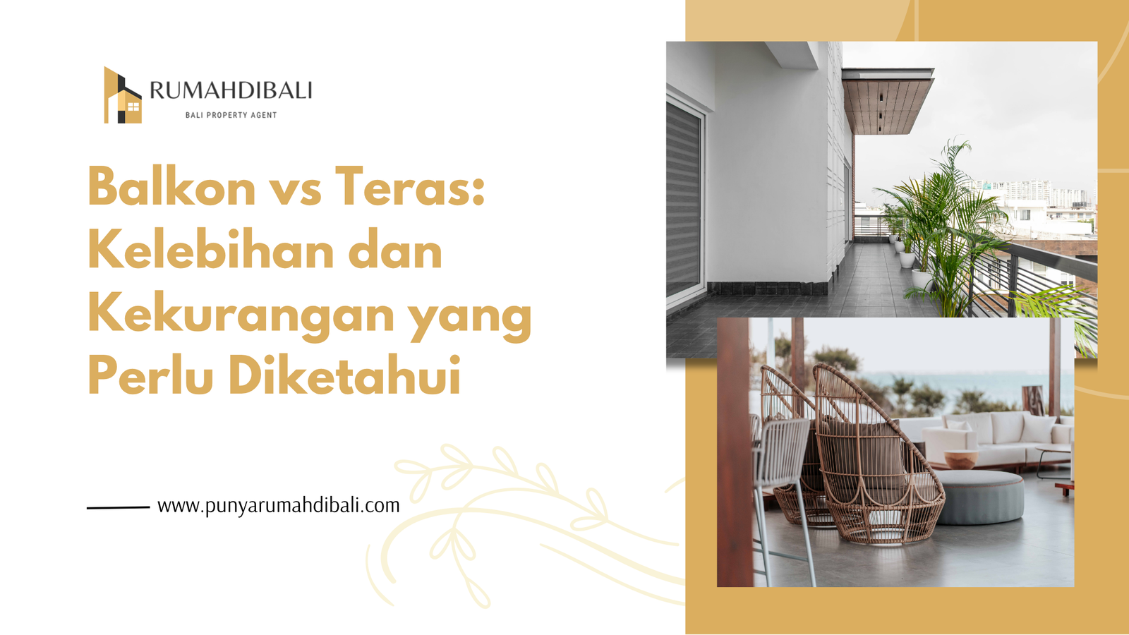 Balkon vs Teras Kelebihan dan Kekurangan yang Perlu Diketahui - Punyarumahdibali.com