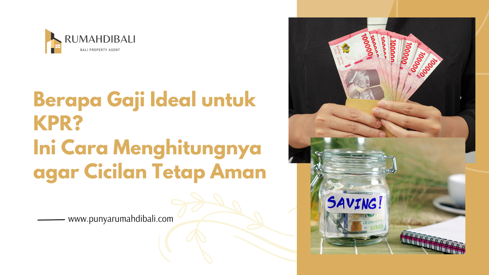 Ilustrasi menghitung gaji ideal untuk cicilan KPR rumah