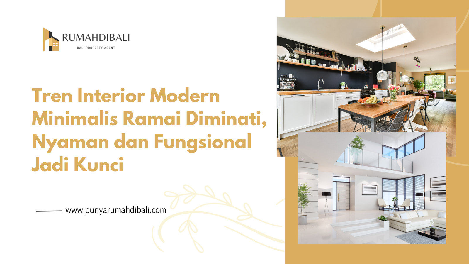Tren Interior Modern Minimalis Ramai Diminati, Nyaman dan Fungsional Jadi Kunci
