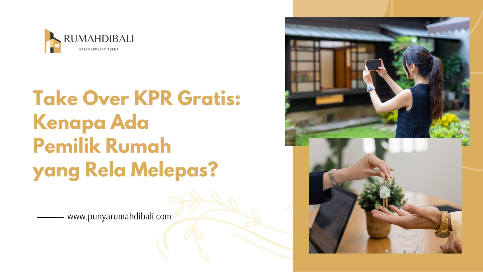 Fenomena pemilik rumah menawarkan take over KPR gratis dengan cicilan murah