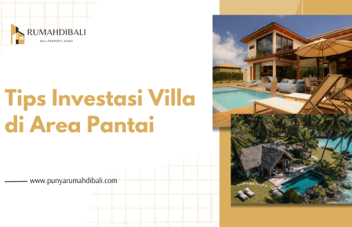 villa di area pantai